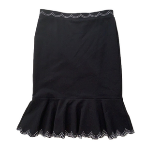 Ann Taylor NWT Black Skirt with White Trim
